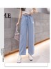 【2021新款热门推荐~ 夏季个性！天丝牛仔阔腿裤女！！】夏季新款高腰显瘦薄款宽 穿出大长腿 松垂感冰丝直筒裤女 商品缩略图3