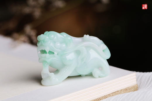 天然翡翠【貔貅】摆件 商品图0