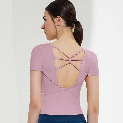 2021春夏新品性感镂空短袖上衣JTB21065 亲肤舒适面料 商品图3