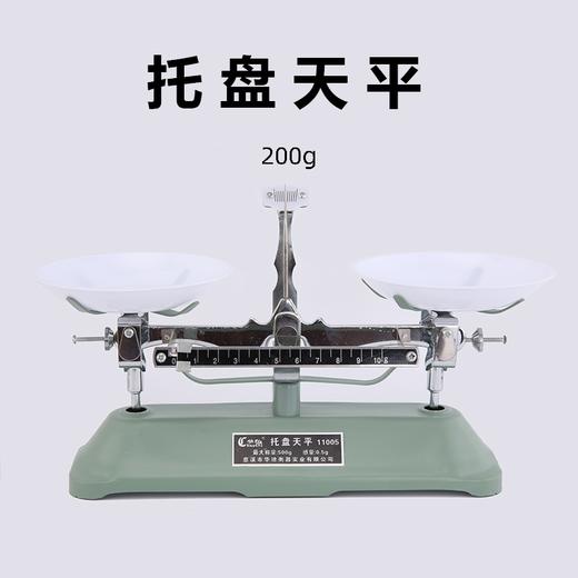 物理实验托盘天平内附砝码200克称重机械天平 商品图0