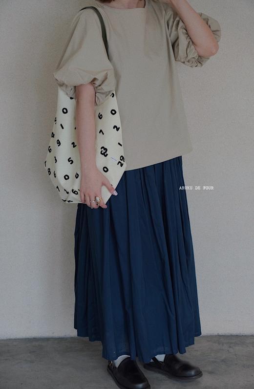 FRANCESCA卡其/浅灰/白/黑波波短袖 商品图7