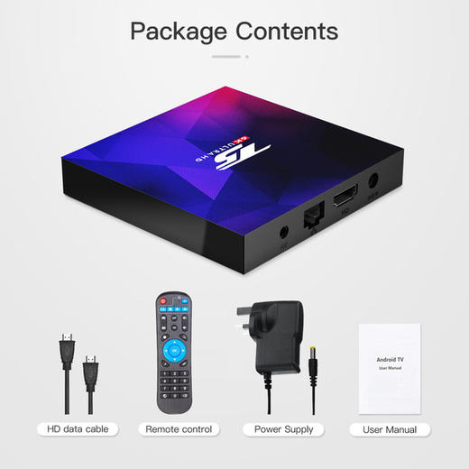 【家用电器】机顶盒T5 Android10全志H616 2GB 4GB 32GB 64GB机顶盒双频WiFi蓝牙 商品图0