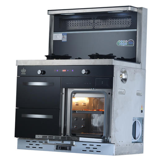 【家用电器】集成灶锵帝 厨房电器蒸烤一体机液化气不锈钢烟灶消家用集成灶 商品图3