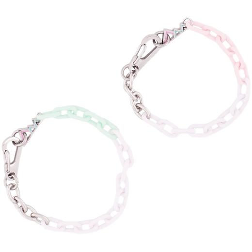 made by dizon 粉白绿情侣手链套装 原创设计糖果色520情人节礼物 商品图4