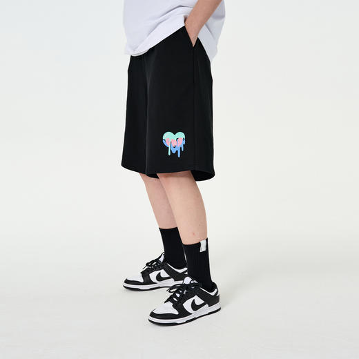 FPA(VENGETICE) 滴水爱心印花针织短裤 国潮牌潮流夏季宽松裤男 商品图3
