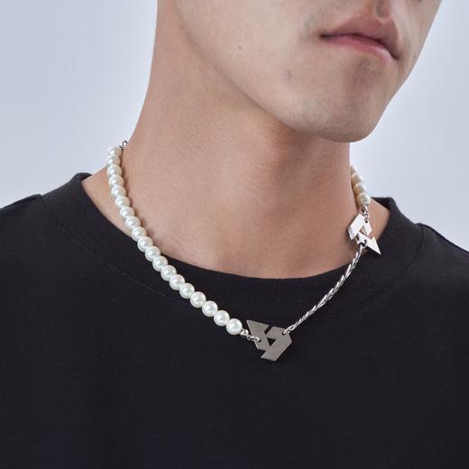 PCLP(PERCLIPS) 古巴珍珠拼接项链 嘻哈项链 欧美国潮牌潮流百搭 商品图1