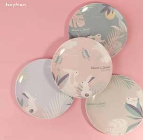 5F 石村瓷器 卡通4入盘