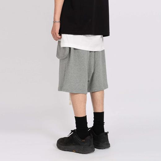 FPA(VENGETICE)灰色针织短裤国潮牌潮流夏季宽松休闲运动五分裤男 商品图1