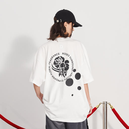 PCLP(PERCLIPS) 玫瑰点墨圆圈短袖 商品图3