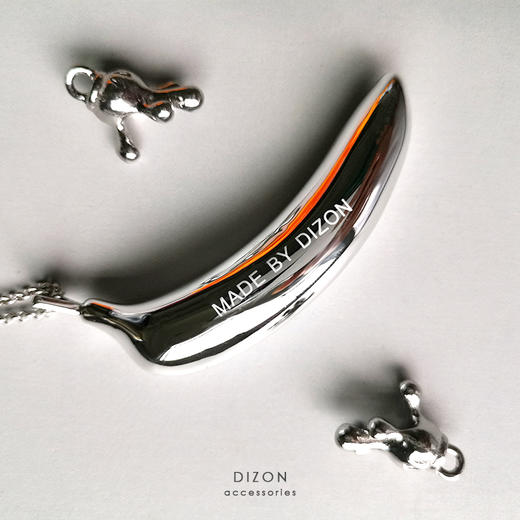 MADE BY DIZON 空山基香蕉项链 潮流情侣水果果冻艺术小众长项链 商品图2