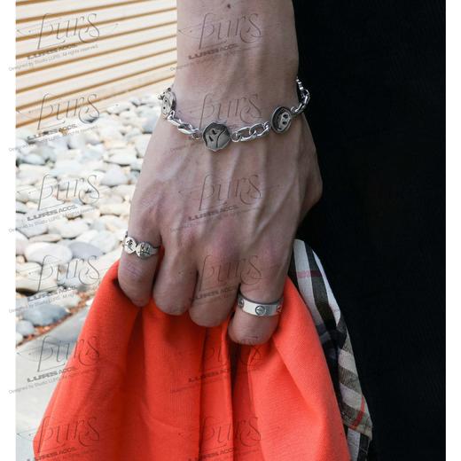 LURS官方店铺设计师款戒指女ins潮酷 网红高保色不婚主义ceroenmi 商品图2