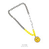 Dizon渐变多层笑脸项链 轻机能工业锁链式短链 不褪色asap rocky 商品缩略图0