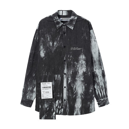 FPA(VENGETICE)春季工业水洗长袖衬衫 国潮牌丁禹兮同款宽松男衣 商品图4