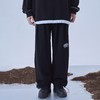 PCLP(PERCLIPS) 针织环球LOGO卫裤 休闲运动潮牌宽松直筒抽绳裤男 商品缩略图1