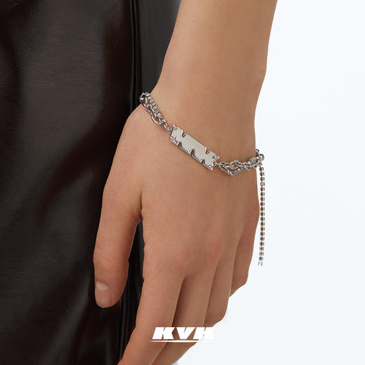 KVK2021新款潮ins织线流动手链小众设计高级感手饰时尚简约手链女 商品图1