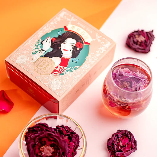 【自饮推荐】墨红玫瑰 玫瑰花茶 商品图0