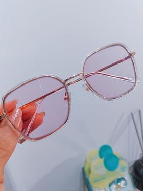 客配小红书爆款-小香透明宽边框架 50/100度+50/25度散光1.56变色粉