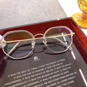 客配CARIN透明金125/100度+150/100度散光 1.56防蓝光镜片