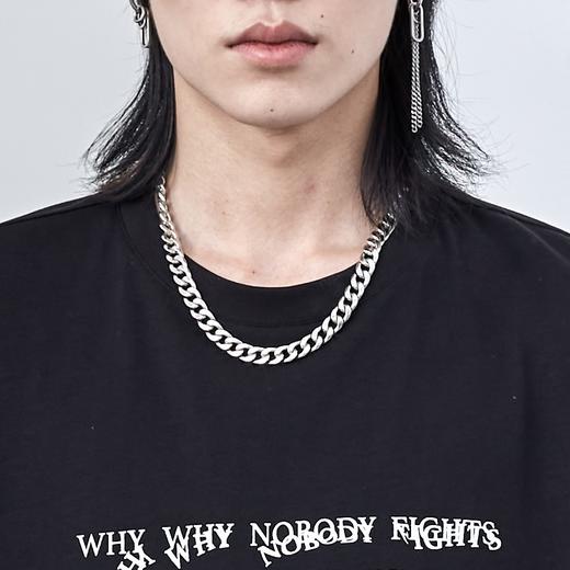 PCLP(PERCLIPS) 古巴链 嘻哈项链 欧美国潮牌潮流百搭 钛钢素链子 商品图0