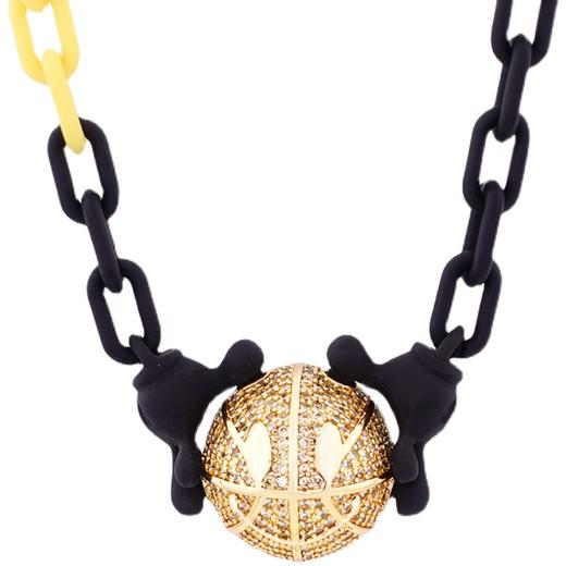 made by dizon 科比纪念篮球项链 二代 满钻锆石立体小众球鞋男女 商品图4