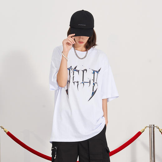 PCLP(PERCLIPS) 金属刀锋LOGO短袖 商品图3