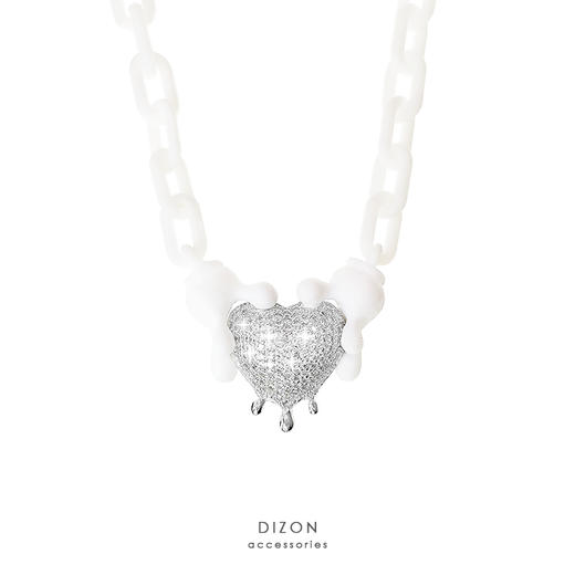 MADE BY DIZON 米奇爱心项链二代 无负重香味质感原创小众情侣链 商品图0