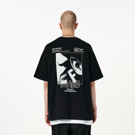 FPA(VENGETICE) 侦探解说短袖印花T恤 国潮嘻哈宽松休闲夏季男 商品图0