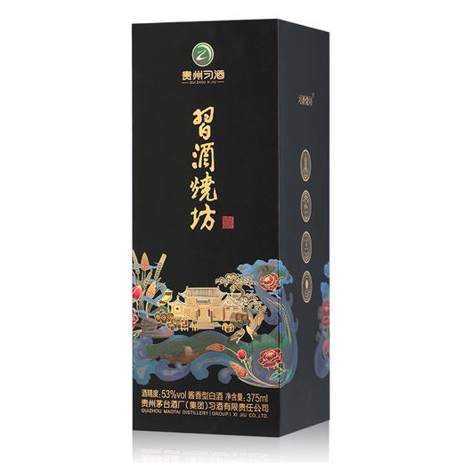 习酒 習酒烧坊 53度375ml 酱香型白酒 商品图3