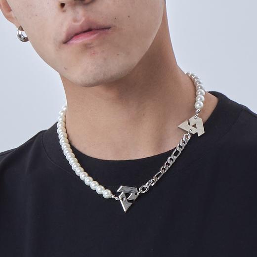 PCLP(PERCLIPS) 古巴珍珠拼接项链 嘻哈项链 欧美国潮牌潮流百搭 商品图2