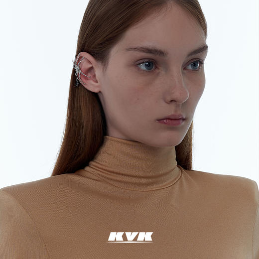 KVK小众设计耳饰高级感蜘蛛形态耳环2021年新款简约气质耳环配饰 商品图3
