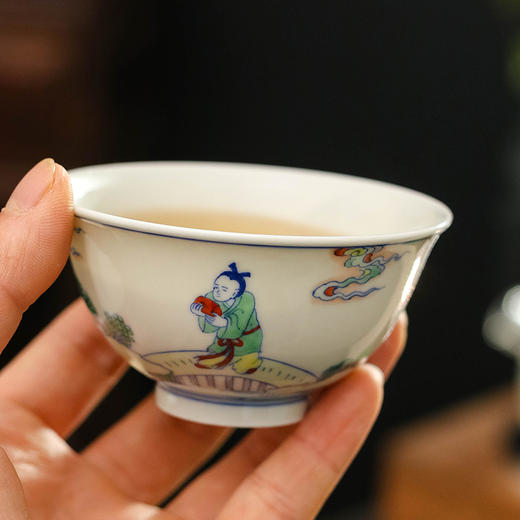 斗彩指日高升杯 商品图3