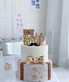 男士双层翻糖奥利奥蛋糕