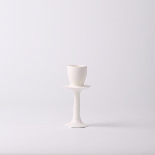 高足杯（方） 高脚烛台 | 【黄妍陶艺作品】 商品图0