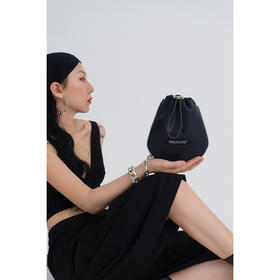 〖HIDDE NN OTES〗原创单肩包 mini链条钢珠抽绳圆弧斜挎手机包