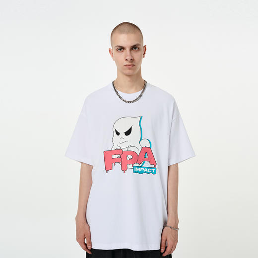 FPA(VENGETICE) 鬼马小幽灵短袖 国潮牌夏季潮流宽松情侣款T恤 商品图2