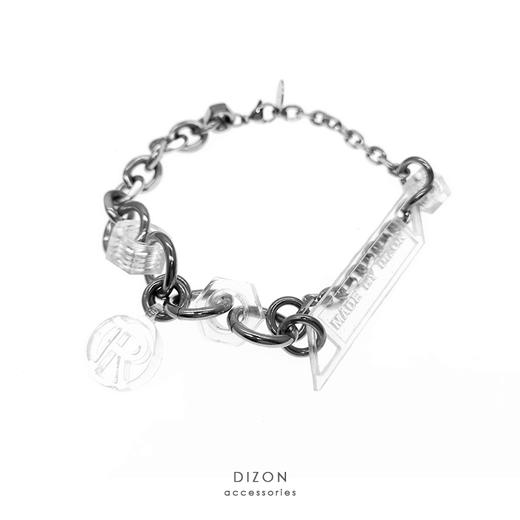 made by dizon 透明螺母重合手链 钛钢重工业质感 小众设计情侣 商品图1