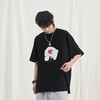 PCLP(PERCLIPS)小熊爱心短袖 国潮牌夏季宽松情侣半袖t恤2021新款 商品缩略图1