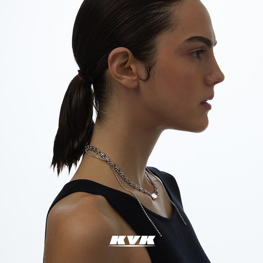 KVK2021年新织线流动组合项链女小众设计高级气质简约锁骨链颈链 商品图2