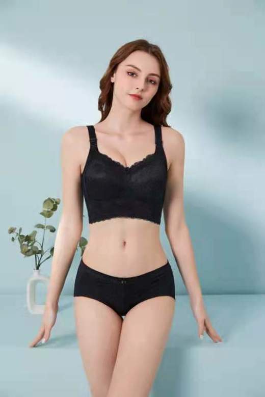 超级大胸显小   上半身胖显瘦10斤    深V无钢圈调整型文胸 商品图3