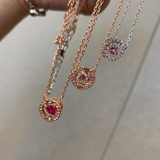 施家经典3色跳动的心时尚吊坠锁骨项链  送女友生日礼物 商品图1