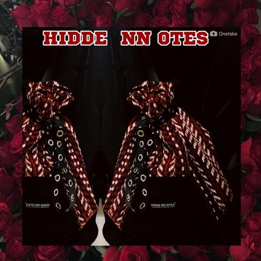 〖HIDDE NN OTES〗原创抽绳包 音乐节朋克街头潮酷呢子双肩包女 商品图2