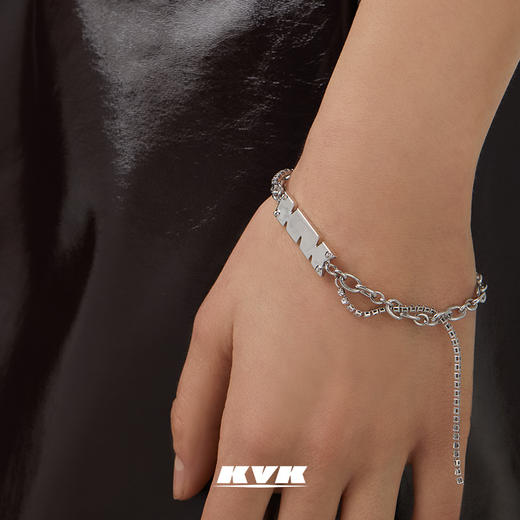 KVK2021新款潮ins织线流动手链小众设计高级感手饰时尚简约手链女 商品图2