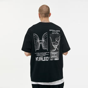 FPA (VENGETICE) 太空探索印花短袖T恤 国潮夏季新款嘻哈图案