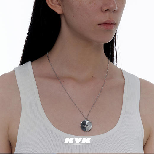 KVK项链女小众设计感2021年新款潮简约锁骨链冷淡风吊坠时尚饰品 商品图1