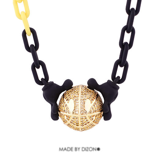 made by dizon 科比纪念篮球项链 二代 满钻锆石立体小众球鞋男女 商品图0