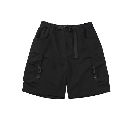 FPA(VENGETICE) 织带插扣调节机能口袋短裤 国潮嘻哈宽松休闲男 商品图3