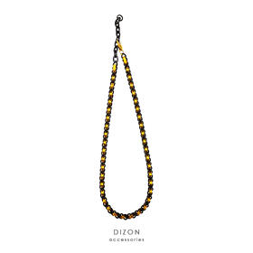 DIZON 黑金项链 潮流钛钢锁骨链 袁维亚短脖链 ins欧美短链女