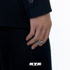 KVK×fourtry 潮流合伙人2 抽象羽毛开口戒指2021新款925银戒指 商品缩略图2