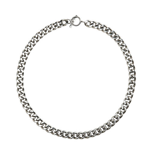 FPA IMPACT 嘻哈古巴项链百搭亮面OT扣 欧美国潮牌潮流钛钢素链子 商品图4