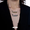 KVK×fourtry 潮流合伙人2火焰项链夏轻奢小众设计简约锁骨项链 商品缩略图1